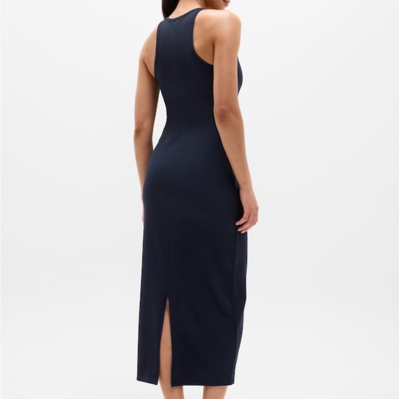 Athleta Sleeveless Navy Midi Tank Dress - Picture 2 of 8
